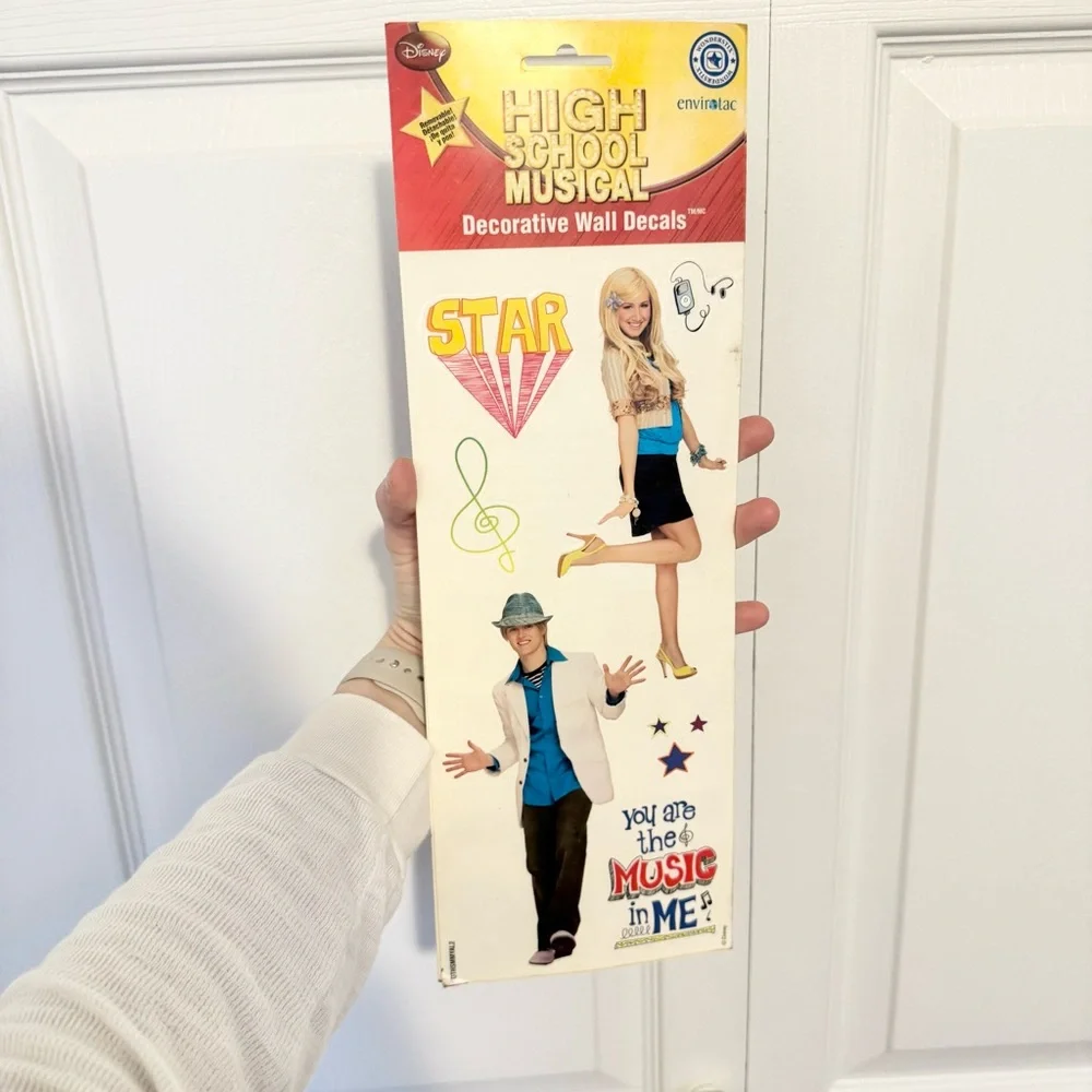 Set of 2 High School Musical Decorative Wall Decals Y2K
